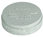 300 Korek pełny rowkowany ocynk DN100 114,3mm